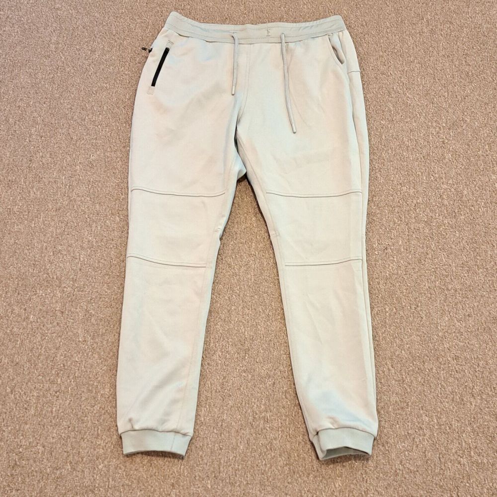 Born‎ Tough Mens Workout Momentum Joggers Tapered Bodybuilding Gym Pants Gray